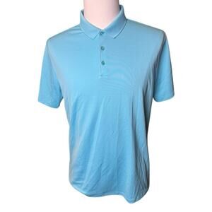Nike Golf Dri-FIT Blue Polo Shirt Men’s Large Short Sleeve